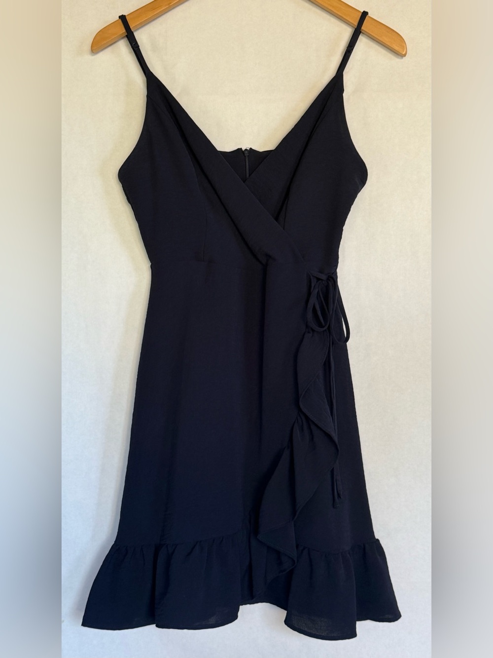 Altard State Navy blue Ruffle-Trim Slip Dress - Women